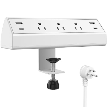 Desk Clamp Power Strip: Efficient 40W Charging Dock