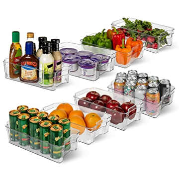 ClearSpace Kitchen Organization and Storage Bins – Clear Plastic Storage Bins - Great for Pantry O...