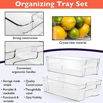 ClearSpace Kitchen Organization Storage Bins 8 Pack