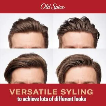 Old Spice No-Poof Paste, Hair Styling Paste for Men, Medium-High Hold with Low Shine, 2.22 oz