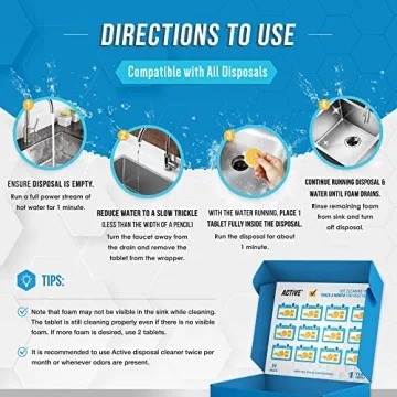 ACTIVE Citrus Fresh Garbage Disposal Cleaner Tablets 24 Pack