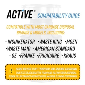 ACTIVE Citrus Fresh Garbage Disposal Cleaner Tablets 24 Pack