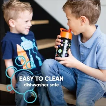 Simple Modern Kids Insulated Water Bottle with Straw Lid