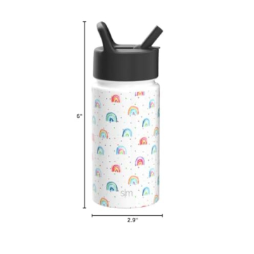 Simple Modern Kids Insulated Water Bottle with Straw Lid