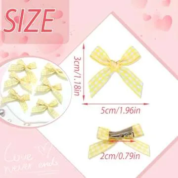 Cute SAWINDA 20PCS Mini Hair Bows for All Occasions
