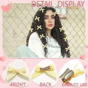 Cute SAWINDA 20PCS Mini Hair Bows for All Occasions