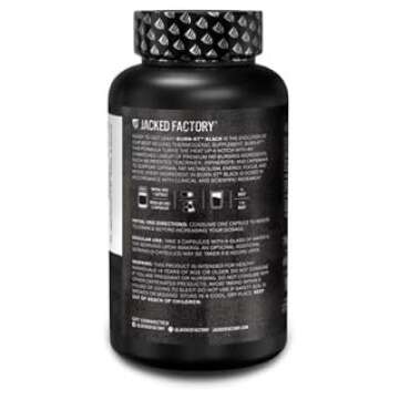 Jacked Factory Burn XT Black Fat Burner for Weight Loss