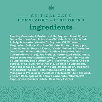 Oxbow Critical Care for Herbivores – 100g Papaya Flavor