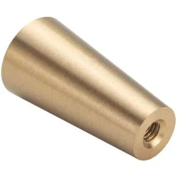 YANGQIHOME Pack of 4, Gold Brass Decorative Wall Hooks Towel Hook, Coat Hook Hangers Wall Mounted (Conical)