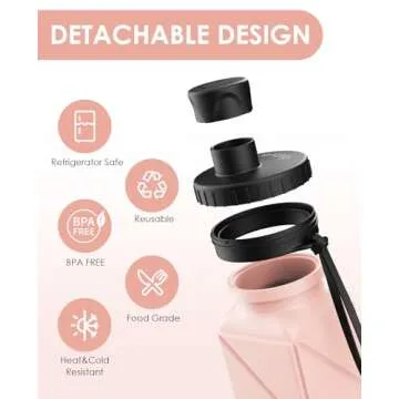 Infitran Collapsible BPA-Free Water Bottle for Travel