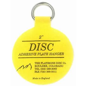 Flatirons Disc Adhesive Plate Hanger Set - Perfect Wall Display Solution