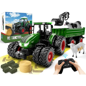 Uarzt RC Tractor Toy Set - Ultimate Kids Birthday Gift!