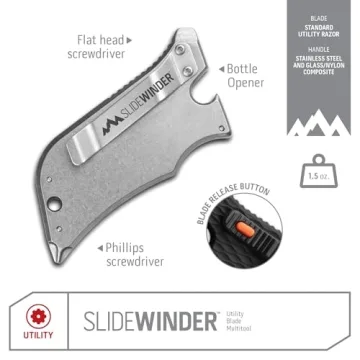 Outdoor Edge SlideWinder Utility Knife - Ultimate Multitool