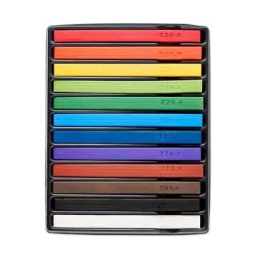 Prismacolor Premier Nupastel Firm Pastel Color Sticks, Adult Coloring, 12 Pack