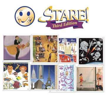 Stare - Fun Game of Visual Recall Where Quirky Image Cards Challenge Players' Minds – Classic for Adult & Family Game Night