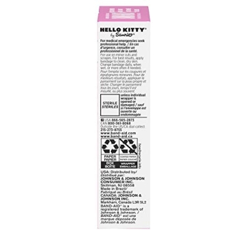 Hello Kitty Adhesive Band-Aids for All Ages - 20 ct