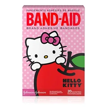 Hello Kitty Adhesive Band-Aids for All Ages - 20 ct