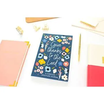 Christian Gratitude Journal for Women: Give Thanks to the Lord: A 52 Week Inspirational Guide to More Prayer and Less Stress