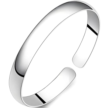 Handmade Sterling Silver Bangle Bracelets - Unique Gifts for Mom