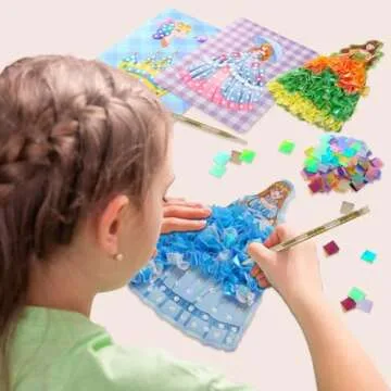 Poke-In Art Craft Kit for Kids - Magical Princess Crafts
