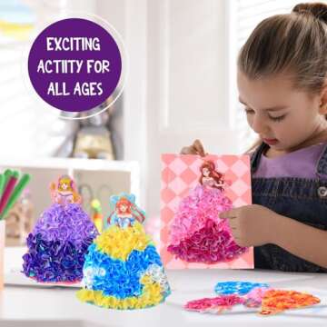 Poke-In Art Craft Kit for Kids - Magical Princess Crafts