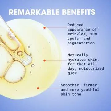 Vitamin C B E, and Ferulic Serum For Face By BioBare | 20% Pure Vitamin C W/Hyaluronic Acid | Helps Keep Skin Young, Moist, Bright & Glowing | Helps With Fine Lines, Wrinkles, Dark Spots | 1Fl Oz