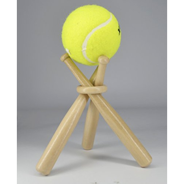 Stylish ZHTOOL Wooden Baseball Display Stand Holder