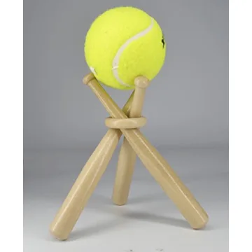 Stylish ZHTOOL Wooden Baseball Display Stand Holder