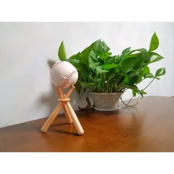 Stylish ZHTOOL Wooden Baseball Display Stand Holder