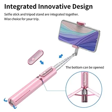 Colorlizard Selfie Stick Tripod with Remote & Rotation