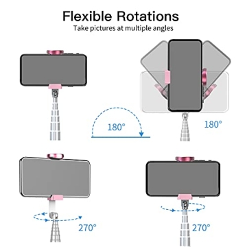 Colorlizard Selfie Stick Tripod with Remote & Rotation