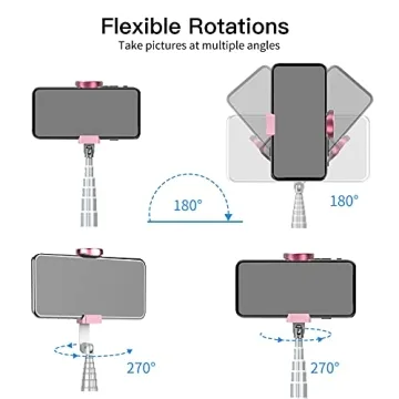 Colorlizard Selfie Stick Tripod with Remote & Rotation