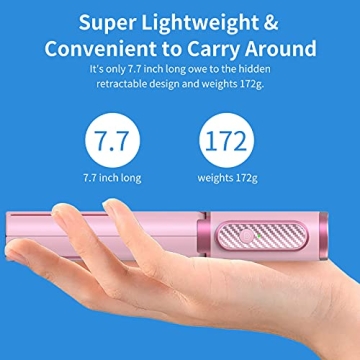 Colorlizard Selfie Stick Tripod with Remote & Rotation