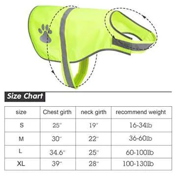Reflective Dog Vest for Safety and High Visibility