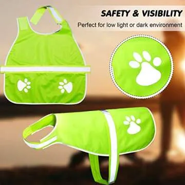 Reflective Dog Vest for Safety and High Visibility