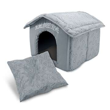 Best Pet Supplies Portable Indoor Pet House – Cozy Retreat for Cats & Dogs