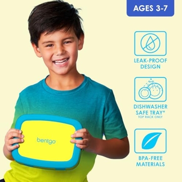 Bentgo Kids Bento Lunch Box - 5-Compartment & Leak-Proof