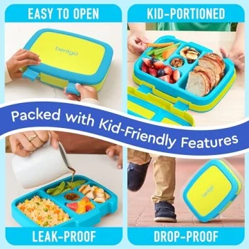 Bentgo Kids Bento Lunch Box - 5-Compartment & Leak-Proof