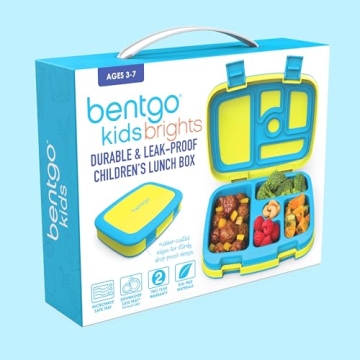Bentgo Kids Bento Lunch Box - 5-Compartment & Leak-Proof