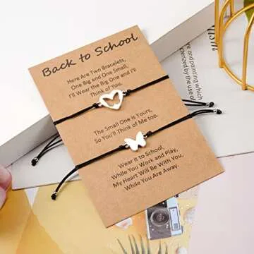 GBTBYS Back to School Gifts Butterfly Bracelet Set for Kids