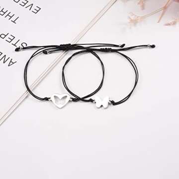 GBTBYS Back to School Gifts Butterfly Bracelet Set for Kids