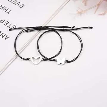 GBTBYS Back to School Gifts Butterfly Bracelet Set for Kids