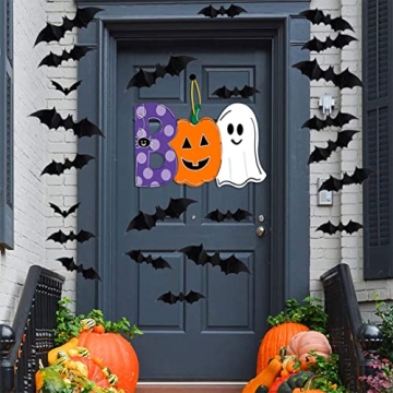 DIY PVC 3D Decorative Scary Bats Wall Decals for Halloween