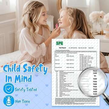 Mozok Kids Makeup Kit for Girl, Washable Makeup Girl Toys with Cosmetic Case, Play Real Princess Make Up Beauty Set Toys for 3 4 5 6 7 8 9 10 11 12 Year Old Girls Toddlers Kids Birthday Gifts(Frozen)