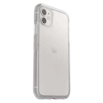 OtterBox iPhone 11 Symmetry Series Case - Clear, Ultra-Sleek, Wireless Charging Compatible, Raised E...