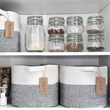 Goodpick Woven Storage Basket for Stylish Home Organization