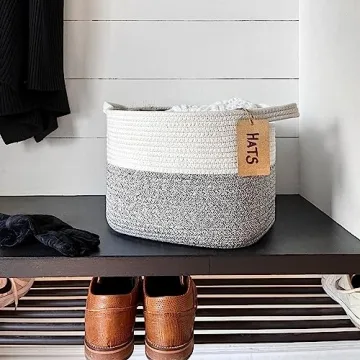 Goodpick Woven Storage Basket for Stylish Home Organization