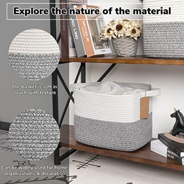 Goodpick Woven Storage Basket for Stylish Home Organization