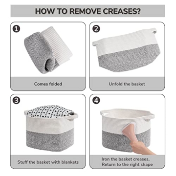 Goodpick Woven Storage Basket for Stylish Home Organization