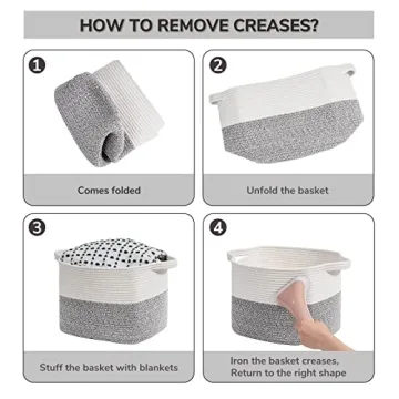 Goodpick Woven Storage Basket for Stylish Home Organization